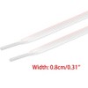 INSPIRE CHIC Wide Flat Gradient Colored Shoelaces for Sneakers 1 Pair - 3 of 4