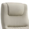 Diamond, PU Leather Office Chair,28.50" D x 26.00" W x 45.63''-49.63" H,Gray - 3 of 4