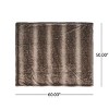 NicBex 50x 60 Inch Faux Fur Cooling Throw Blanket for Bed,Soft Cold Blanket for Bedroom - 3 of 4