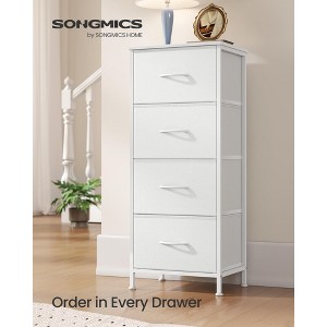 4-Drawer Fabric Dresser with Steel Frame, 66 lb Top Load Storage Organizer for Bedroom Closet - 1 of 4