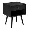 NicBex 2 Drawers Nightstand with Round Knobs,Bedside Table with Storage Space,Mid-Century Modern Side Table for Bedroom - 2 of 4
