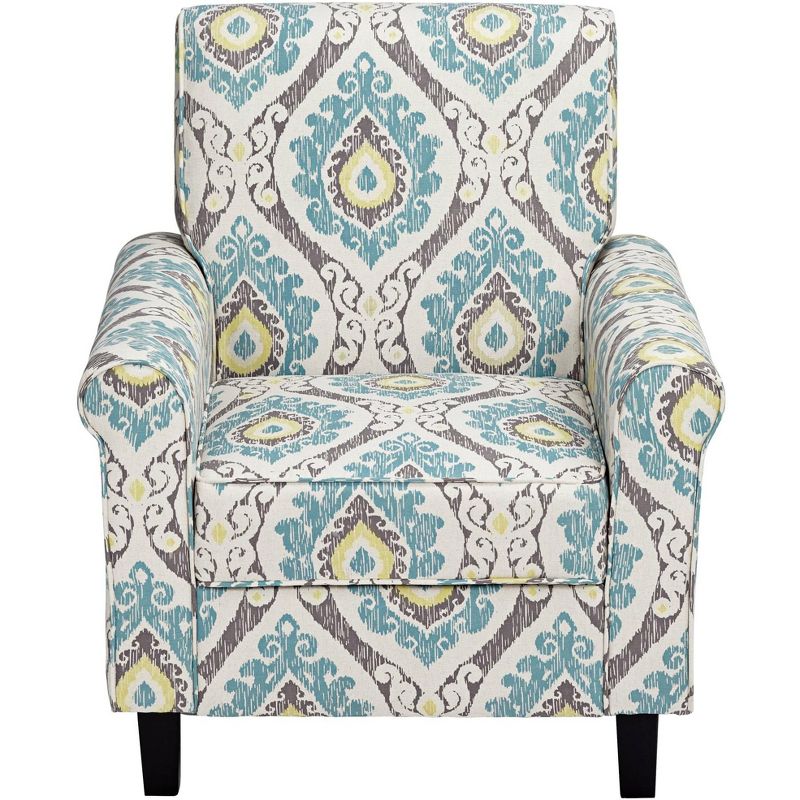 Studio 55D Lansbury Multi-Color Ikat Print Fabric Accent Chair, 5 of 10