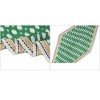 Allegra K Women's Polka Dot Pleated Neck Scarf Rhombus Handkerchief 40x18 inches(LxW) 1 Pc - 4 of 4