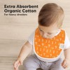 KeaBabies 8pk Organic Baby Bibs for Boy, Baby Drool Bib for Baby Boys and Girls, Newborn Teething Bibs - 4 of 4