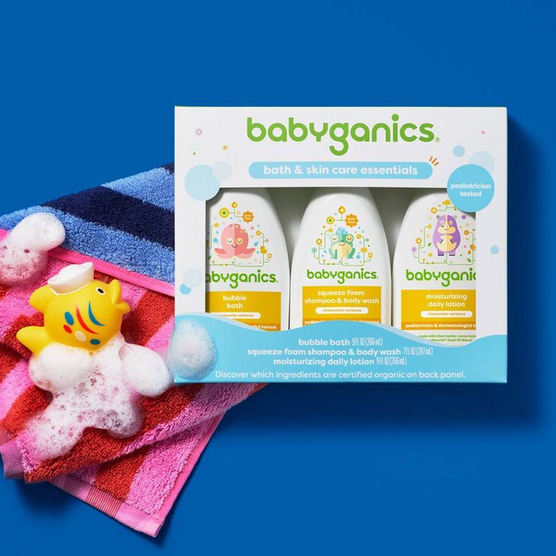 Babyganics Bubble Bath Chamomile Verbena - 25 fl oz - Packaging May Vary, 4 of 8