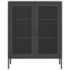 vidaXL Storage Cabinet Anthracite 31.5"x13.8"x40" Steel - 3 of 4