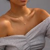 Dainty 14K Gold Plated Personalized Initial Choker: Tiny Letter Pendant for Women, Simple Elegant Gift - 4 of 4