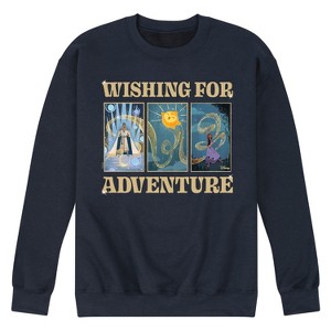 Men's - Disney - Wishing For Adventure Graphic Fleece Sweatshirt - 1 of 4