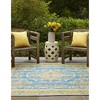 Unique Loom    Outdoor Traditional Cahuita Area Rug - 3 of 4