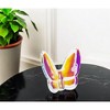 HomeRoots 3" Purple and Orange Crystal Butterfly Figurine Tabletop Sculpture - 2 of 4