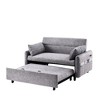 AZL1 Life Concept Sofas Pull Out Sleep Bed Loveseats Sofa Couch with Backrest for Living Room, Bedroom, Apartment, Office, Gray, 55.1"*36.2"*31.5" - 4 of 4
