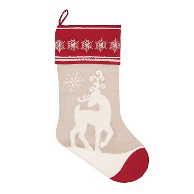 C&F Home Deer With Snowflakes Stocking