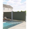 71' x236' Retractable Double Side Awning, 280g Polyester, Waterproof & UV-Resistant Privacy Screen for Patio, Deck, Pool - 3 of 4
