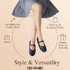 CUSHIONAIRE  Windsor Woven Womens Flats with Adjustable Strap – Comfortable Mary Jane Ballet Flats for Women - 3 of 4