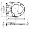 Bidet Toilet Seat Elongated for Toilet, Dual Nozzle Self-Cleaning PP Bidet Attachment, Non-Electric Feminine Hygiene Toilet Seat Cover for Women - 2 of 4