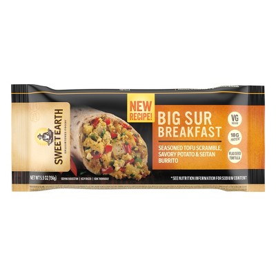 Sweet Earth Big Sur Vegan Frozen Breakfast Burrito - 5.5oz