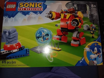 Lego Sonic The Headgehog Sonic Contra Robô Death Egg 76993