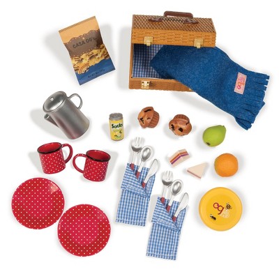 our generation doll picnic set