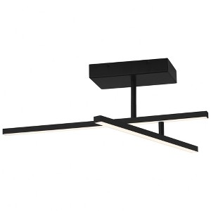 Access Lighting Duo 1 - Light Flush Mount in  Matte Black - 1 of 1