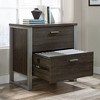 Sauder Rock Glen 2 Drawer File Cabinet Blade Walnut - 4 of 4