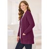 Woman Within Cozy Boucle Cardigan - 4 of 4