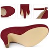 Perphy Women's Ankle Strap Round Toe Stiletto Heels Mary Jane Pumps - 4 of 4
