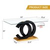 NicBex 63" Modern Rectangular Dining Table with OC Shaped Bracket for Kitchen - 2 of 4