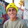 Dalix Chill Skeleton Hand Embroidered Beanie Snowflake Warm Winter Knit Hat for Men - 4 of 4