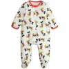 Disney Mickey Mouse Baby 2 Pack Zip Up Sleep N' Play Coveralls Newborn to Infant - 2 of 4