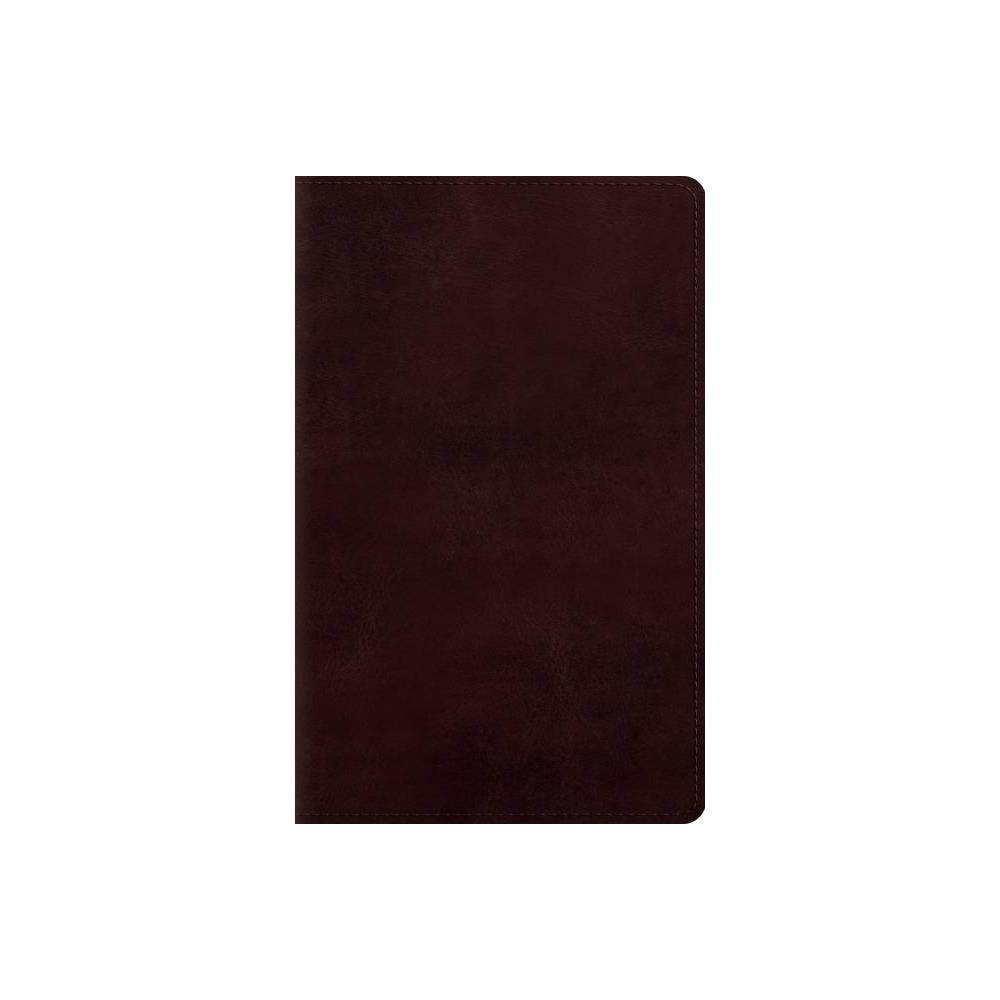 Large Print Personal Size Bible-ESV - (Leather Bound)