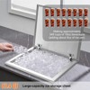 VEVOR Drop in Ice Chest, 28"L x 16"W x 17"H Stainless Steel Ice Cooler, Commercial Ice Bin with Hinged Cover, 40 qt Outdoor Kitchen Ice Bar - 3 of 4