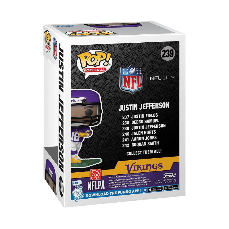 Funko POP! NFL: Minnesota Vikings - Justin Jefferson, 3 of 4