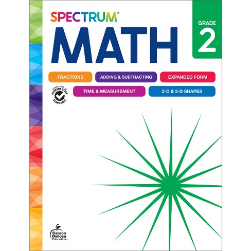 Spectrum Math Workbook, Grade 2 - by  Spectrum & Carson Dellosa Education (Paperback) - image 1 of 1