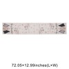 Unique Bargains Christmas Table Runner Black White 72"x13" 1 Pc - 3 of 4