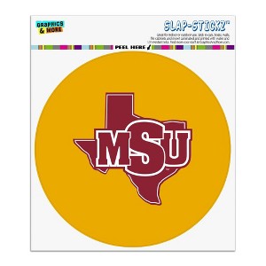 Midwestern Sate Secondary Logo Automotive Car Window Locker Circle Bumper Sticker - 1 of 4