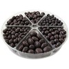 Holiday Chocolate Nuts and Fruit Large Gift Tray 6-Pt by It's Delish - Christmas New Year Events Fathers Mother Day Valentines Anniversary Gift - 3 of 4