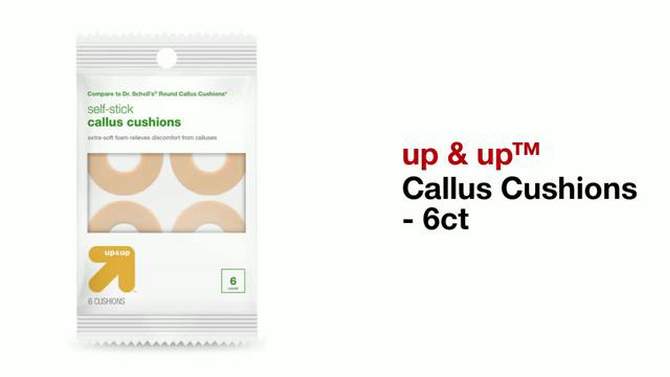 Callus Cushions - 6ct - up &#38; up&#8482;, 2 of 5, play video