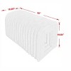 Airsurfer Ottoman Storage Bench Pet Supplies Corduroy Bench Cat's nest to hide For the Living Room, Entryway and Bedroom - 4 of 4
