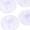 Unique Bargains Home Bathroom Wall Window Plastic Suction Cup Hook Clear Blue 4 Pcs - 4 of 4