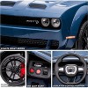 Kids Electric Car | Licensed Dodge Challenger Ride-On 12V Battery-Powered Vehicle with Remote, LED Lights, Bluetooth, MP3 for Boys and Girls - 3 of 4