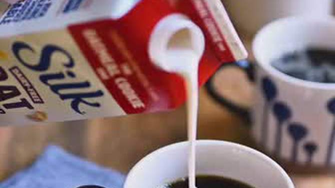 Silk The Vanilla One Dairy-Free Oatmilk Creamer - 32 fl oz (1qt), 2 of 11, play video