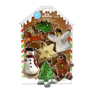 R&M International 7 Piece Christmas Cookie Cutter Set - 1 of 3