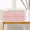 Unique Bargains Cotton Highly Absorbent Quick Dry & Lightweight Bath Towels 2 Packs - 3 of 4