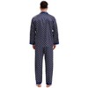 INSPIRE CHIC Men's 2 Pieces Button Down Printing Sleepshirt Casual Pattern Pajamas Set - 3 of 4