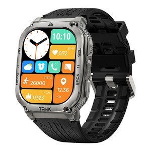 KOSPET® TANK M3 1.96-In.-AMOLED Smartwatch with Silicone Band - 1 of 4