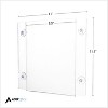 AdirOffice 639-8511 Acrylic Sign Holder 6 Pack for sale online 