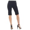 Rekucci Women's Ease into Comfort Pull-On Modern City Shorts – Chic Office to Casual Style with Wide Waistband - 3 of 4