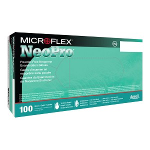 NeoPro Polychloroprene Exam Glove Green Textured Fingertips - 1 of 2