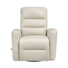 Faux Leather Swivel Glider Reclining Chair with Breathable Upholstery, Luxury Style, and Movie Chair Comfort - 2 of 4