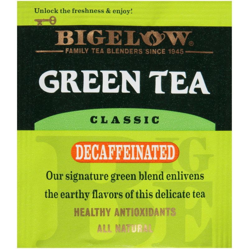 Bigelow Classic Green Tea Bags Decaffeinated  - 20ct, 4 of 9